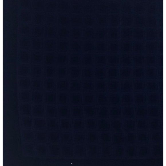 BALENCIAGA RARE Navy Geometric Logo Silk Scarf ITALY 29"/ 28.5” EC - Picture 4 of 6